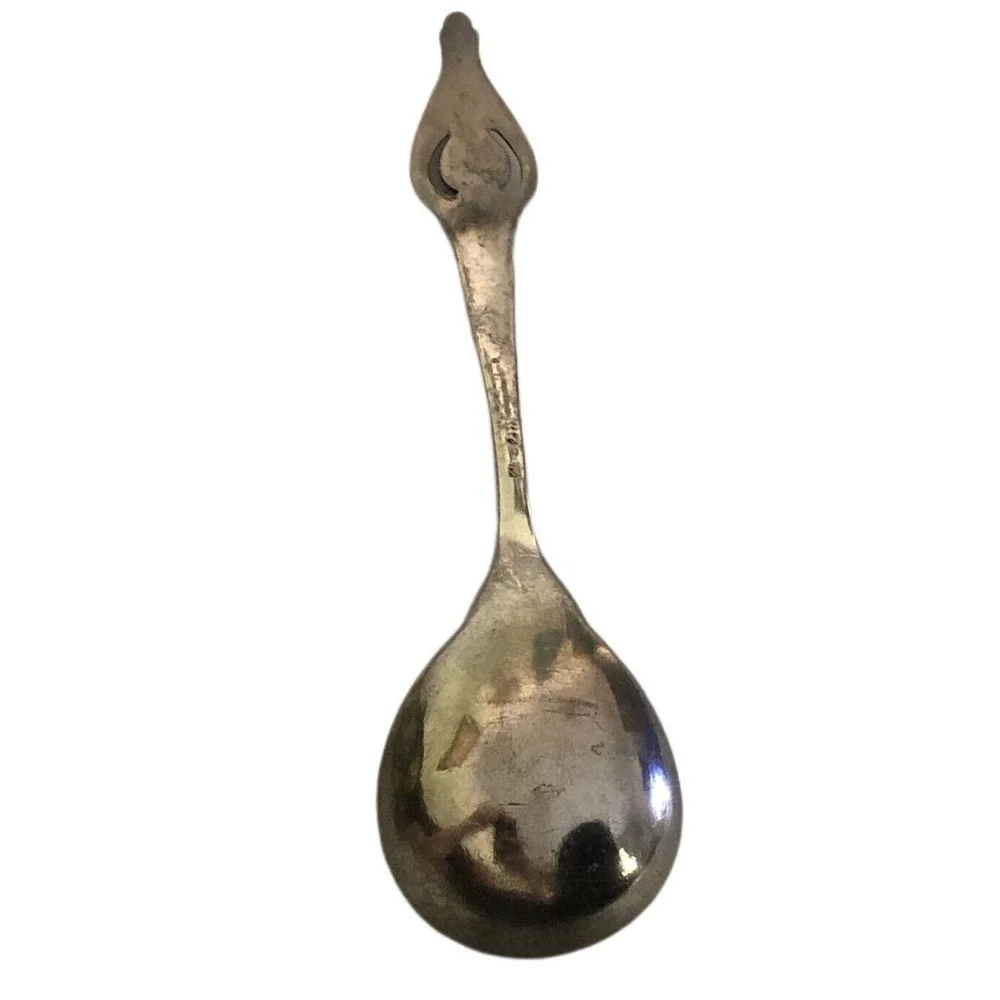 International Silver “Shirley” Spoon Pineapple Signed Sugar Early 19th Century